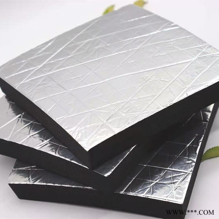 莱森建材 加工定制 贴铝箔橡塑板 铝箔复合橡塑保温板图4