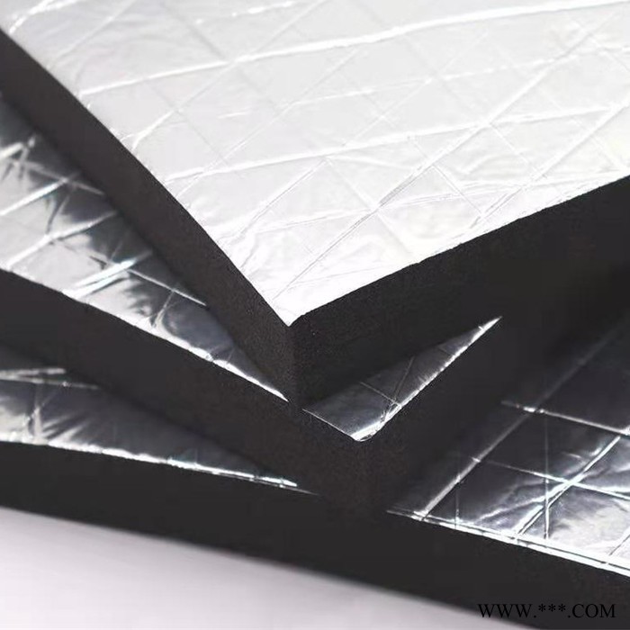 莱森建材 加工定制 贴铝箔橡塑板 铝箔复合橡塑保温板图2