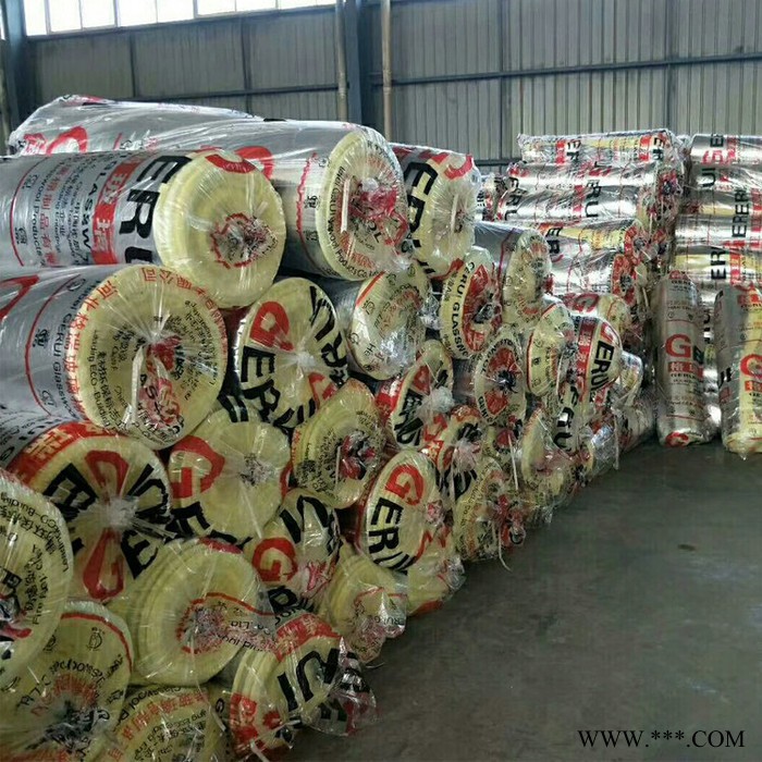 【浩源】防火铝箔贴面巻毡 玻璃棉巻毡价格 厂家定制 货源充足图2