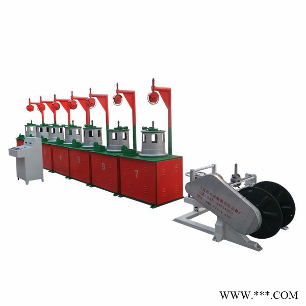 华豫长城铝线七模拔丝机BS450/630型 拉丝机 拔丝机 拉细机 拉伸机图3