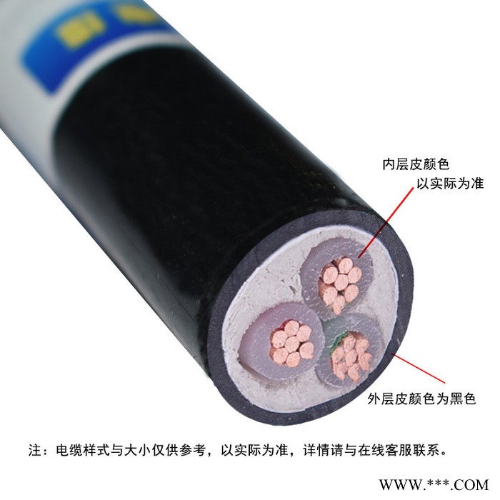 金环宇电缆 wdzbn阻燃耐火电力电缆WDZBN-YJY3X6平方低烟无卤电缆图2