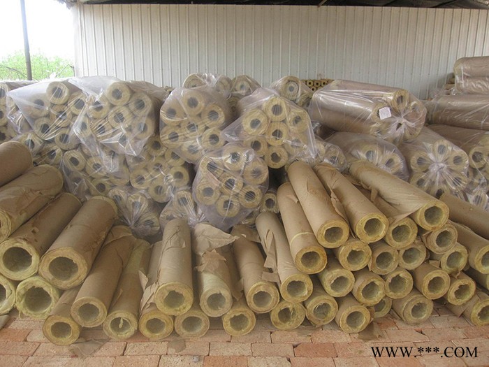承德铝箔岩棉管耐高温岩棉管厂家批发图3