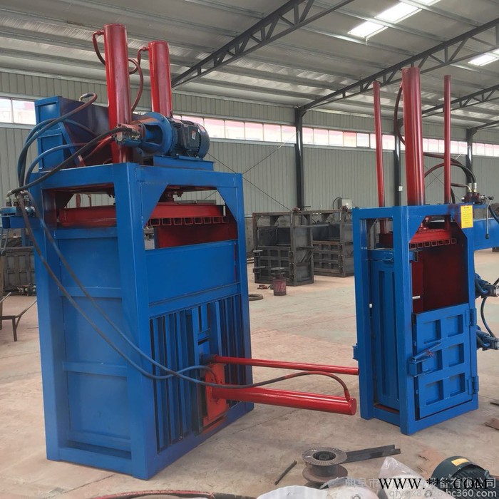 废旧铁丝铝线打包压块机  化工厂废旧油桶压扁机图5