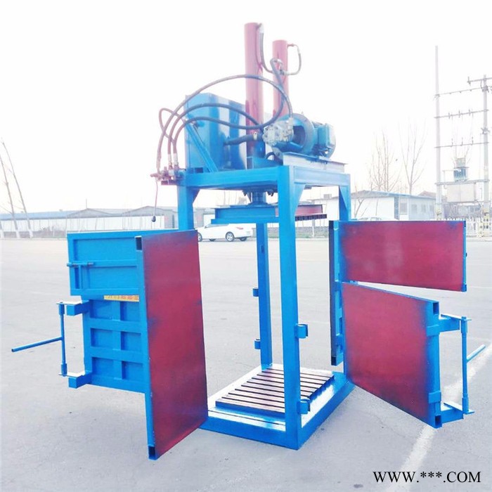 废旧铁丝铝线打包压块机  化工厂废旧油桶压扁机图2