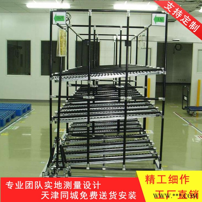 天津**精益管流利货架铝线棒精益生产系统 加工定做 线棒货架批发图5