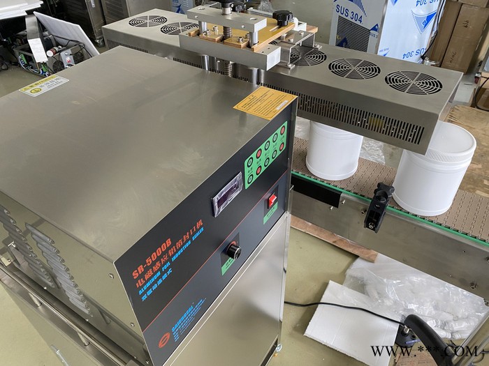 赛尔SR-5000B大口径高速风冷连续式电磁感应铝箔封口机铝膜封口机调味品保健品蜂蜜麦片油脂糖果颗粒全自动铝箔封口机图2