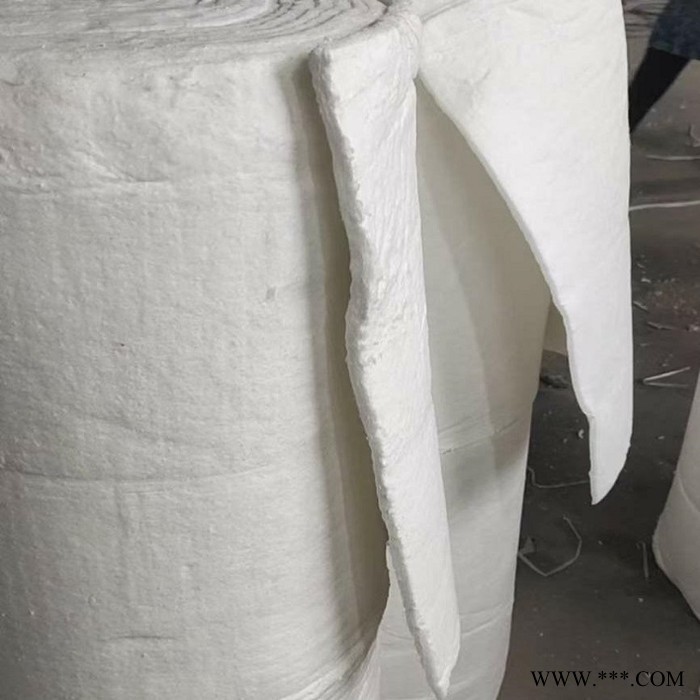 铝箔硅酸铝纤维毯 1公分硅酸铝针刺毯单面覆防火铝箔纸图3