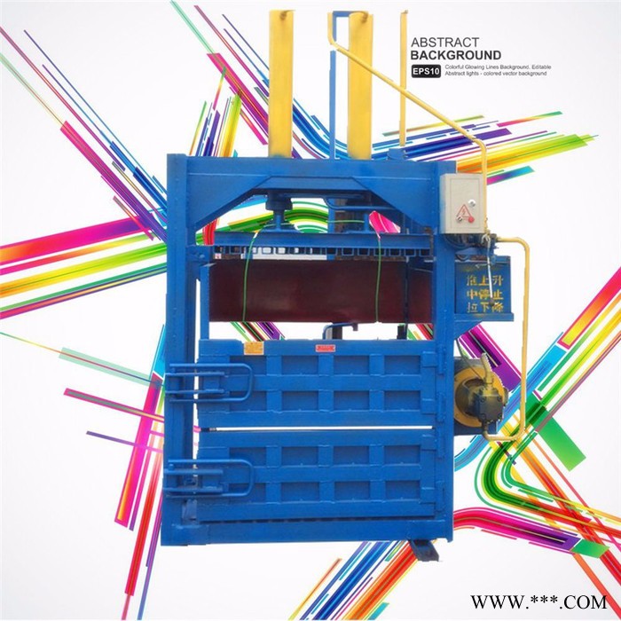 吨袋压块机规格 废旧铜线铝线打块机 启航批发废品边角料打包机图4