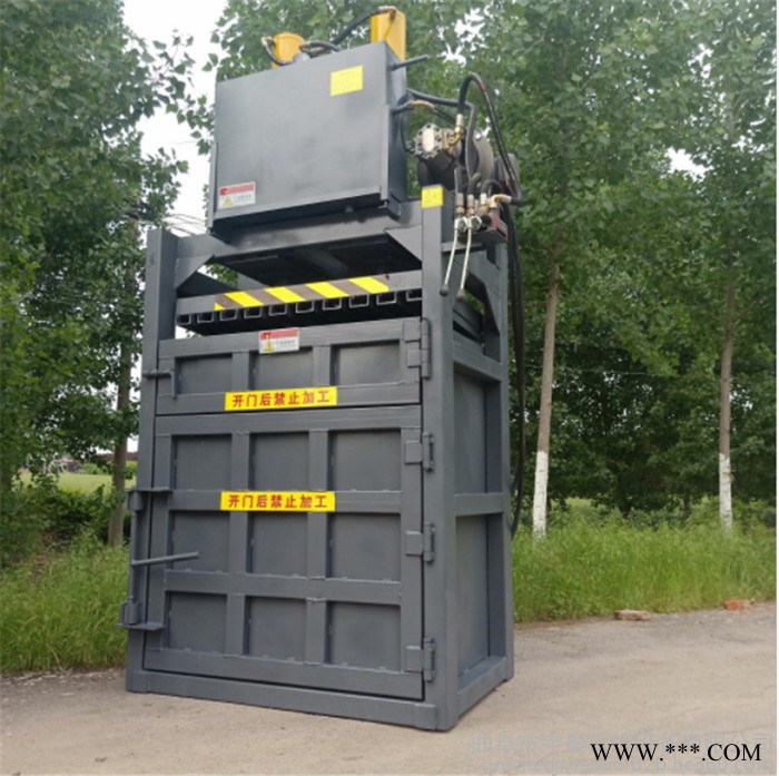 油桶压扁机厂家- 铁丝铜线铝线压块机 宇晨秸秆废金属压块机图4