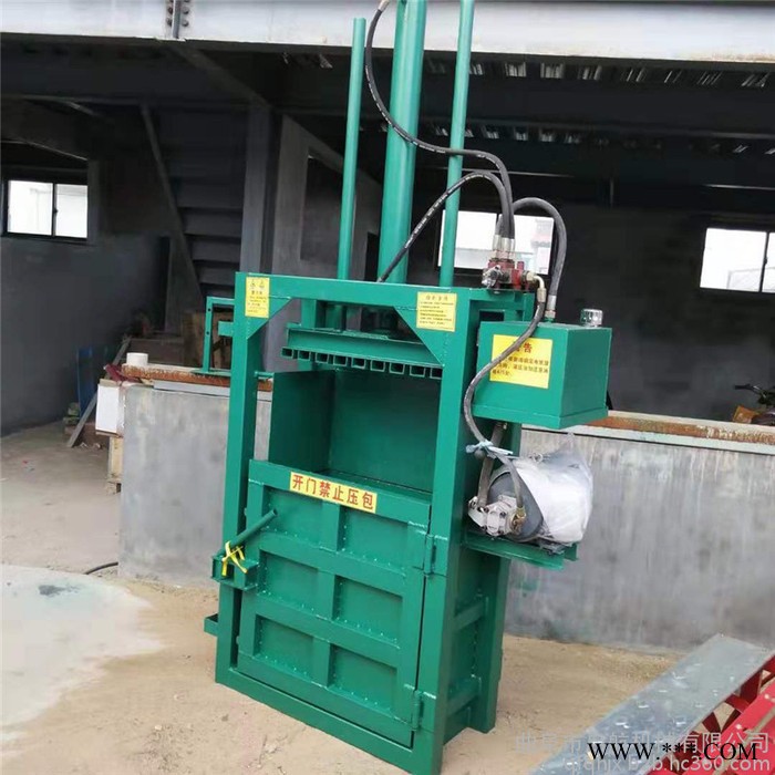 废纸自动打块机 启航油漆桶压扁机 松软铝线压包机价格图4