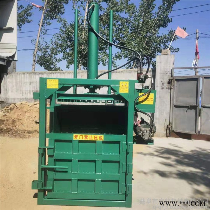 废纸自动打块机 启航油漆桶压扁机 松软铝线压包机价格图8