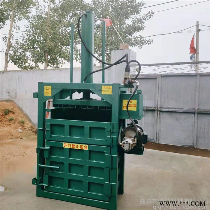 废纸自动打块机 启航油漆桶压扁机 松软铝线压包机价格图6