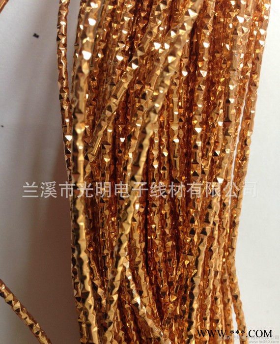 彩色铝线 氧化铝线 花纹铝线 批花铝线 DIY编织原材料图2