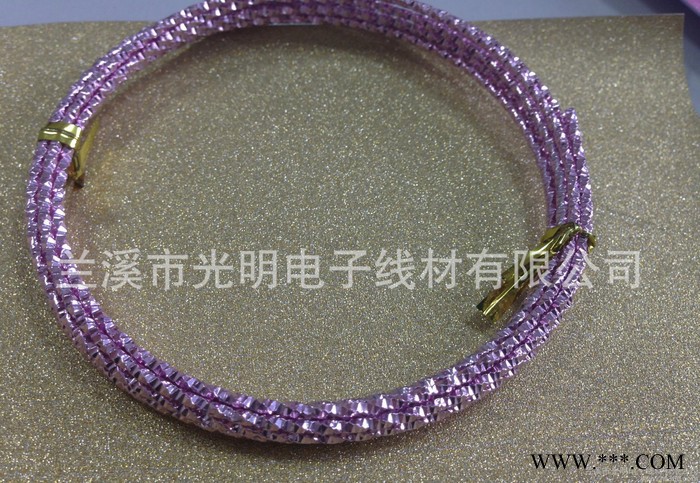 彩色铝线 氧化铝线 花纹铝线 批花铝线 DIY编织原材料图3