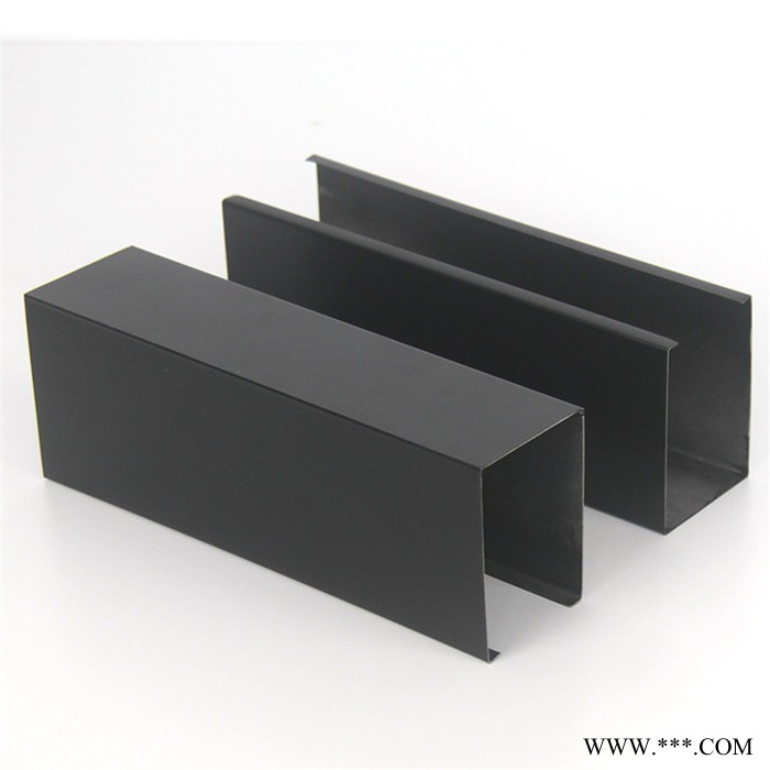 腐蚀铝方通 氧化铝方通 磨砂铝方通 铝方通厂家 铝方通吊顶图2