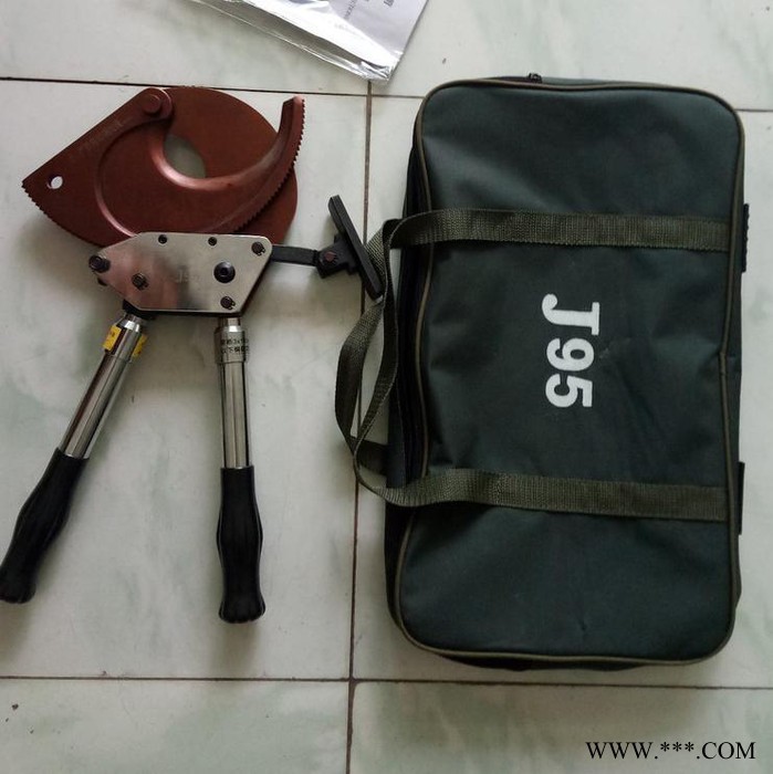 J95手动电缆剪刀 齿轮式电缆切刀/断线钳 铜铝线缆剪 机械式高压电缆剪 厂价直销图3