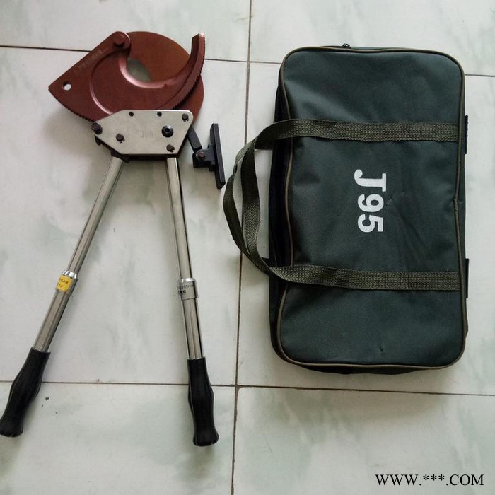 J95手动电缆剪刀 齿轮式电缆切刀/断线钳 铜铝线缆剪 机械式高压电缆剪 厂价直销图2