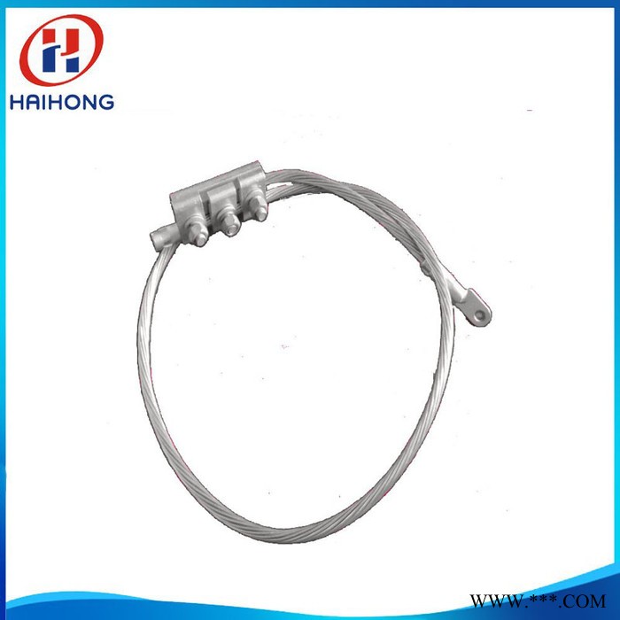 常规光缆用接地线的长度 铝线并购线夹型接地线夹图2