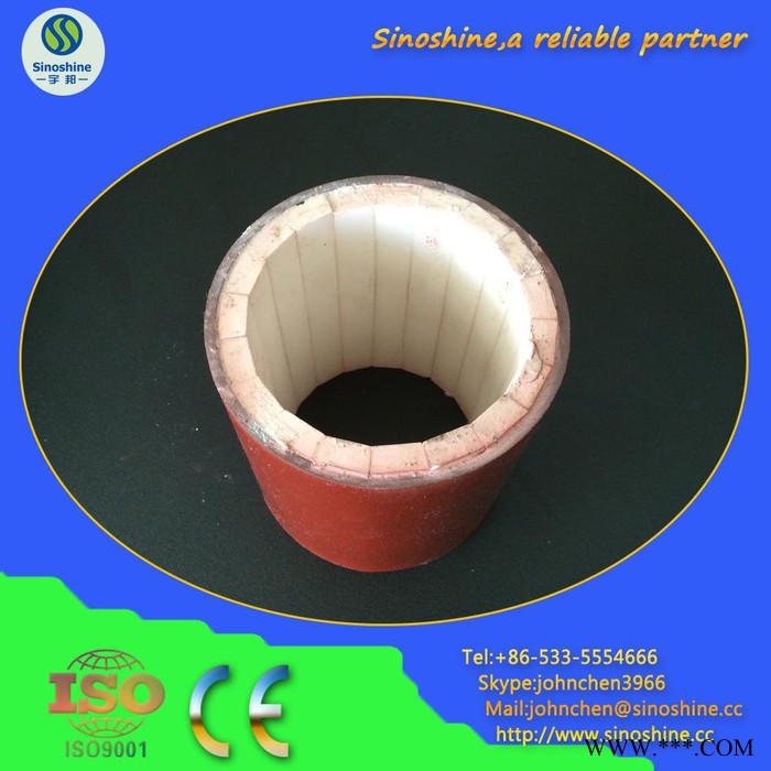 氧化铝陶瓷贴片管道,耐磨氧化铝陶瓷管道图3