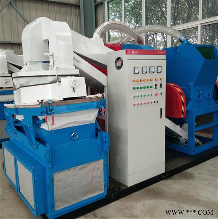 凯迪废旧铝线电话线铜塑分离铜米机 电话线网线粉碎机 800型铜线铝线铜米机图6