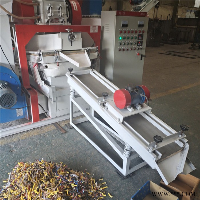 凯迪废旧铝线电话线铜塑分离铜米机 电话线网线粉碎机 800型铜线铝线铜米机图5