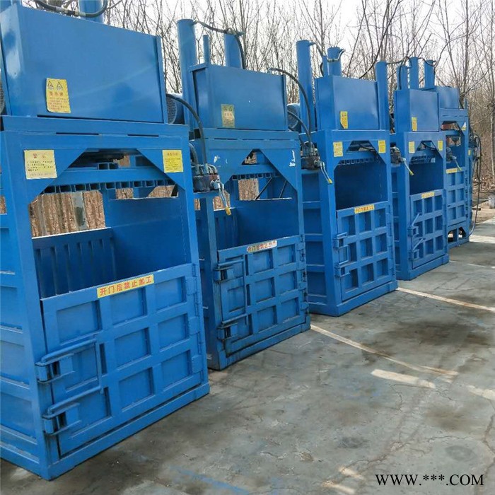 服装角料液压打包机 立式金属压块机铝线铜丝压缩机图4