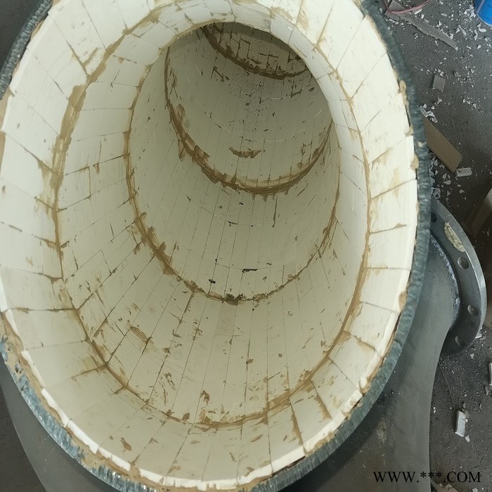 聚润耐磨陶瓷管道弯头 内衬氧化铝陶瓷弯头 排气化工管道弯头 内衬陶瓷弯头 交期保障图3