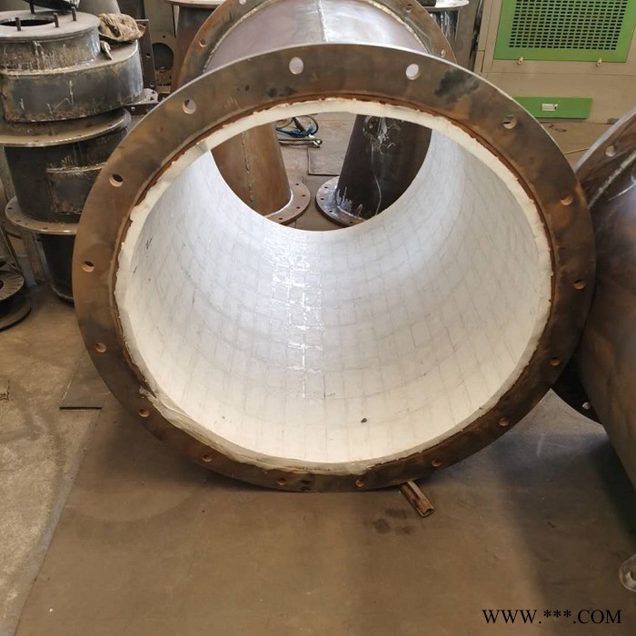 聚润耐磨陶瓷管道弯头 内衬氧化铝陶瓷弯头 排气化工管道弯头 内衬陶瓷弯头 交期保障图2