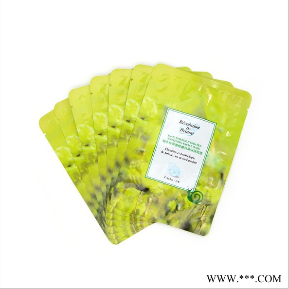 加工铝箔面膜袋子 面膜袋定做化妆用品袋厂家免费设计加logo **图4