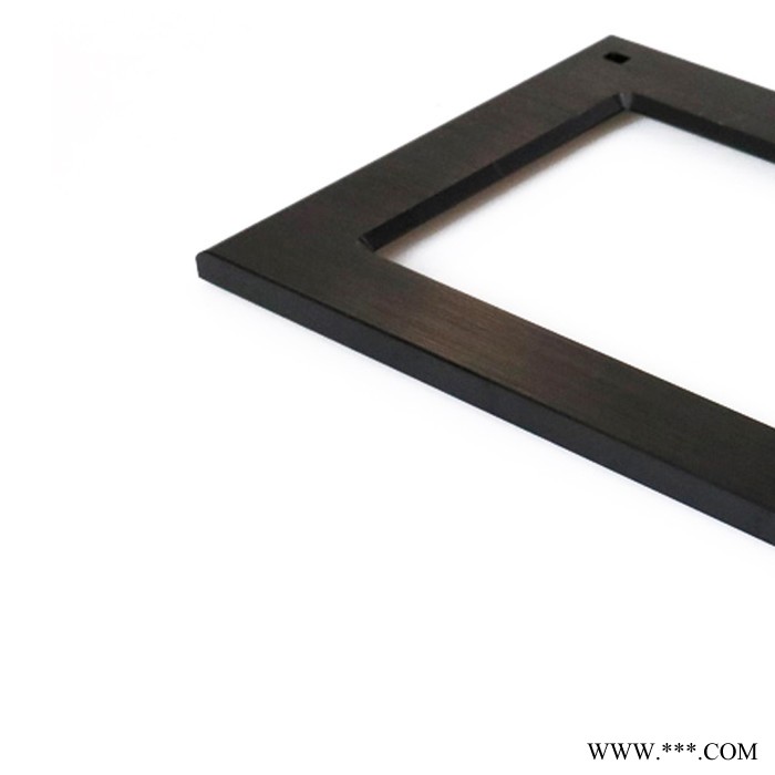 川联大铝合金面板功放面板定制铝面板功放拉丝氧化铝面板 铝合金显示框铝定制边框图5