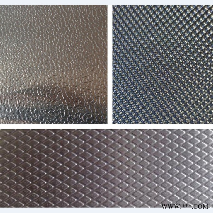 淮北冰箱用桔皮花纹铝板 橘皮压花铝板 虫纹氧化铝板图3