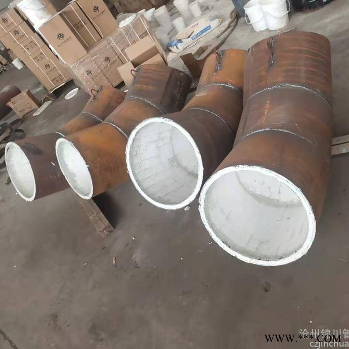 耐磨管件 氧化铝刚玉管 耐磨陶瓷复合钢管 ** 欢迎咨询图7
