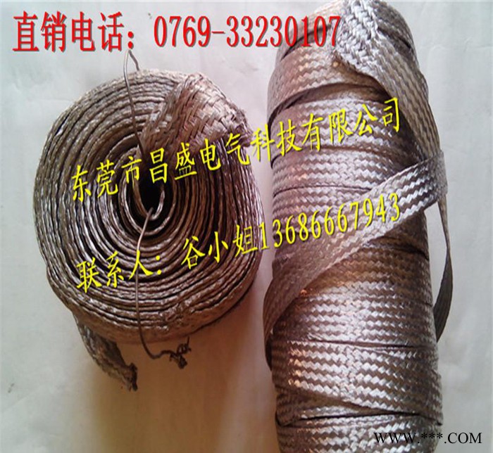 昌盛铝线编织带宽度 硅碳棒上用铝编织带 铝导电带价格图2