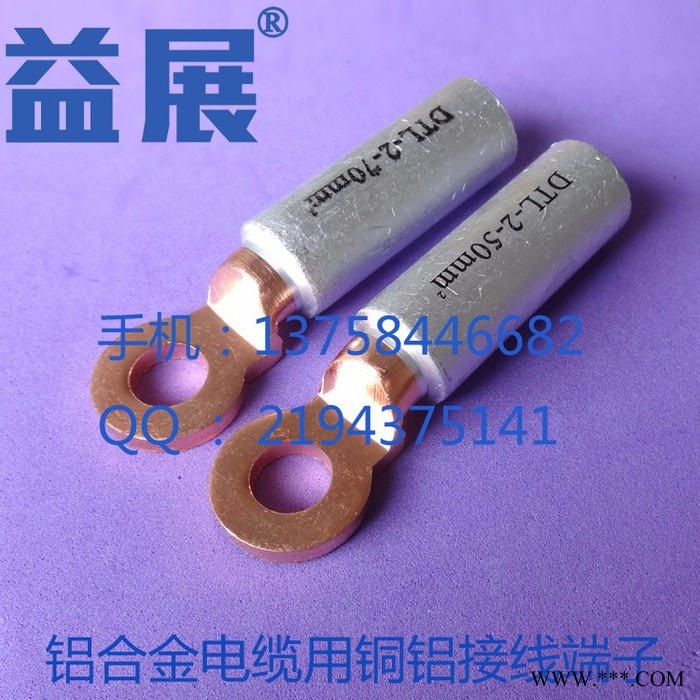 铝合金线鼻子 DTL-2-95平方 接线端子 铜铝线耳 铝合金电缆铜铝鼻益展现货直销图5