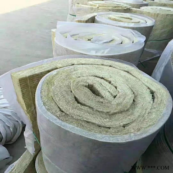 铝箔岩棉卷毡5公分现货保温岩棉毡 憎水岩棉板图2