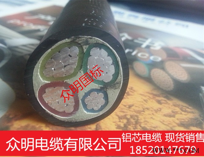 供应鑫众明YJLV铝电缆/铝线/电缆/铝芯电缆/3*50+1*25图3