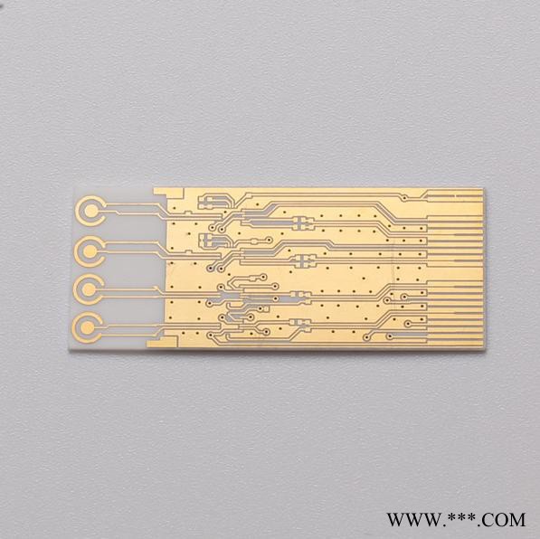 氧化铝陶瓷电路板 线路板 陶瓷pcb板 陶瓷镀金镀铜电路图形