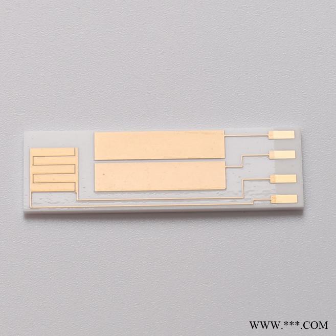 氧化铝陶瓷电路板 线路板 陶瓷pcb板 陶瓷镀金镀铜电路图形图2