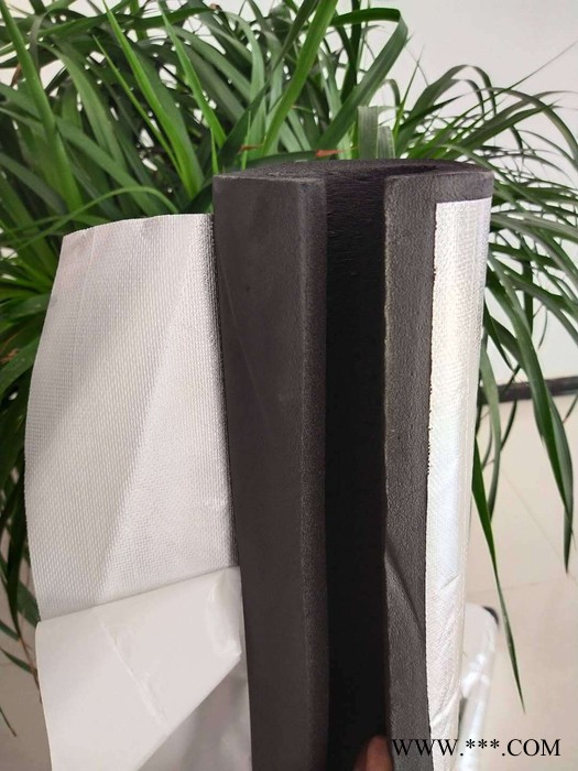 厂家隔热橡塑管壳 橡塑海棉开口自粘保温管 自粘铝箔橡塑管图5