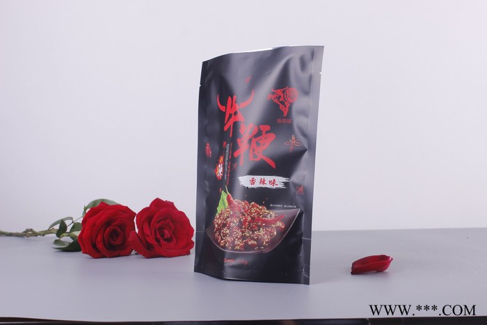 镀铝阴阳铝箔袋平底自封袋 休闲食品包装袋半透明密封袋平口袋 塑料食品袋图5