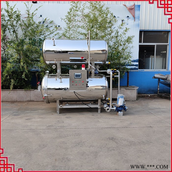 水果酱快速杀菌机 午餐肉高温灭菌釜 铝箔袋装食品消毒机图3