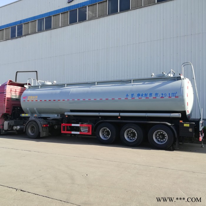 氧化铝絮凝剂供液车 絮凝剂普通液体运输车图片参数图5