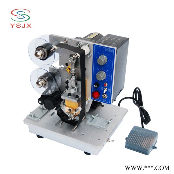 小型塑料袋铝箔袋三排日期打码机 标签电动打码机 塑料袋半自动色带打码机图6