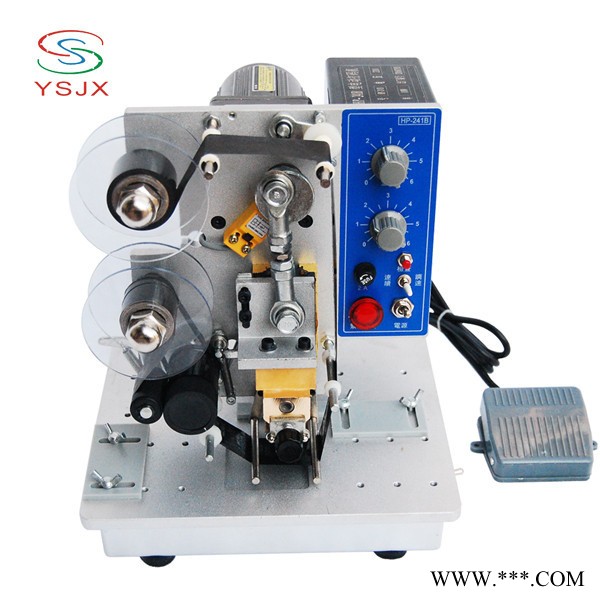 小型塑料袋铝箔袋三排日期打码机 标签电动打码机 塑料袋半自动色带打码机图5