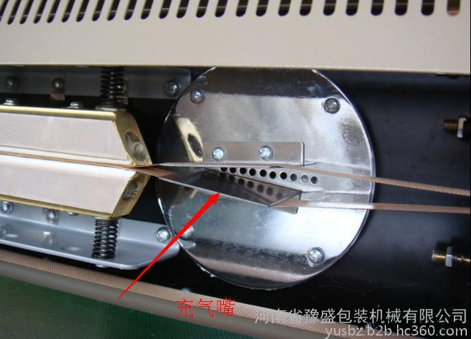 批发连续性热合封口机面包薯片充气封口机铝箔袋热合封口机图6