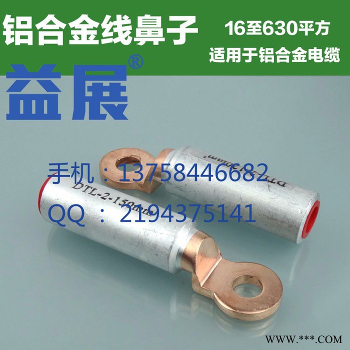 铝合金线鼻子 DTL-2-95平方 接线端子 铜铝线耳 铝合金电缆铜铝鼻益展厂家大量批发图7