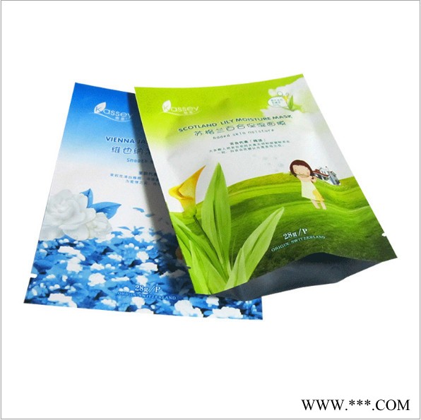 加工铝箔面膜包装袋子定做化妆用品袋厂家免费设计加logo图2