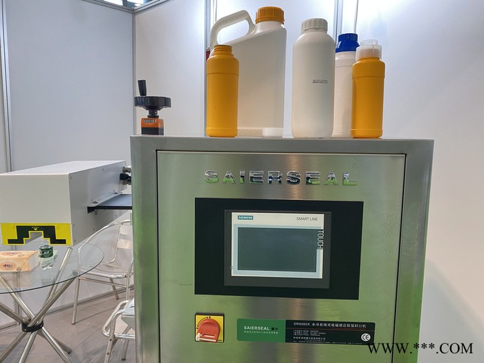 赛尔SR-4000X高速水冷连续式电磁感应铝箔封口机铝膜封口机农药消毒液润滑油肥料化工豆瓣酱液体药瓶封口机 台式封口机图2