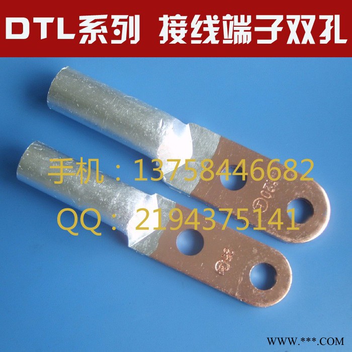 益展DTL2端子DTL-95mm2 双孔铜铝鼻子铝合金 铜铝线鼻子 双孔铜铝接线端子 **图5