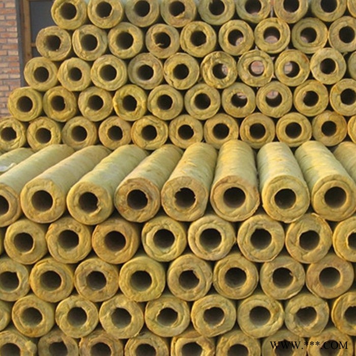 蒸汽管道岩棉管壳保温 步步昇憎水型岩棉管 铝箔岩棉管图3